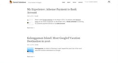 Desktop Screenshot of danielgubalane.com